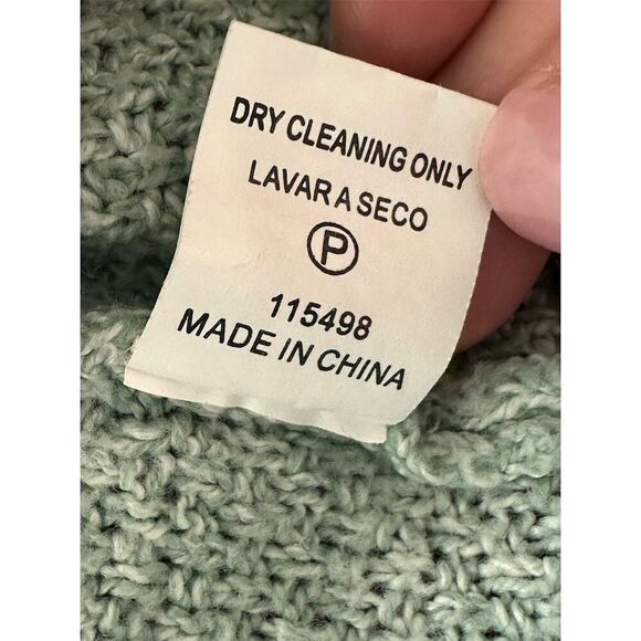 Pink Clover Women's Gray Colorblock Sweater Size M Petites Pullover - Picture 5 of 8